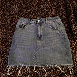 Women's Blue and Navy Skirt